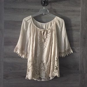 Oversized Boho Blouse